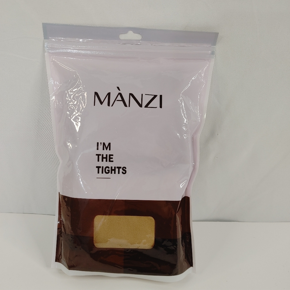 MANZI Women’s Tights XXXL Plus Size 2 Pair Nude Sheer Pantyhose NEW